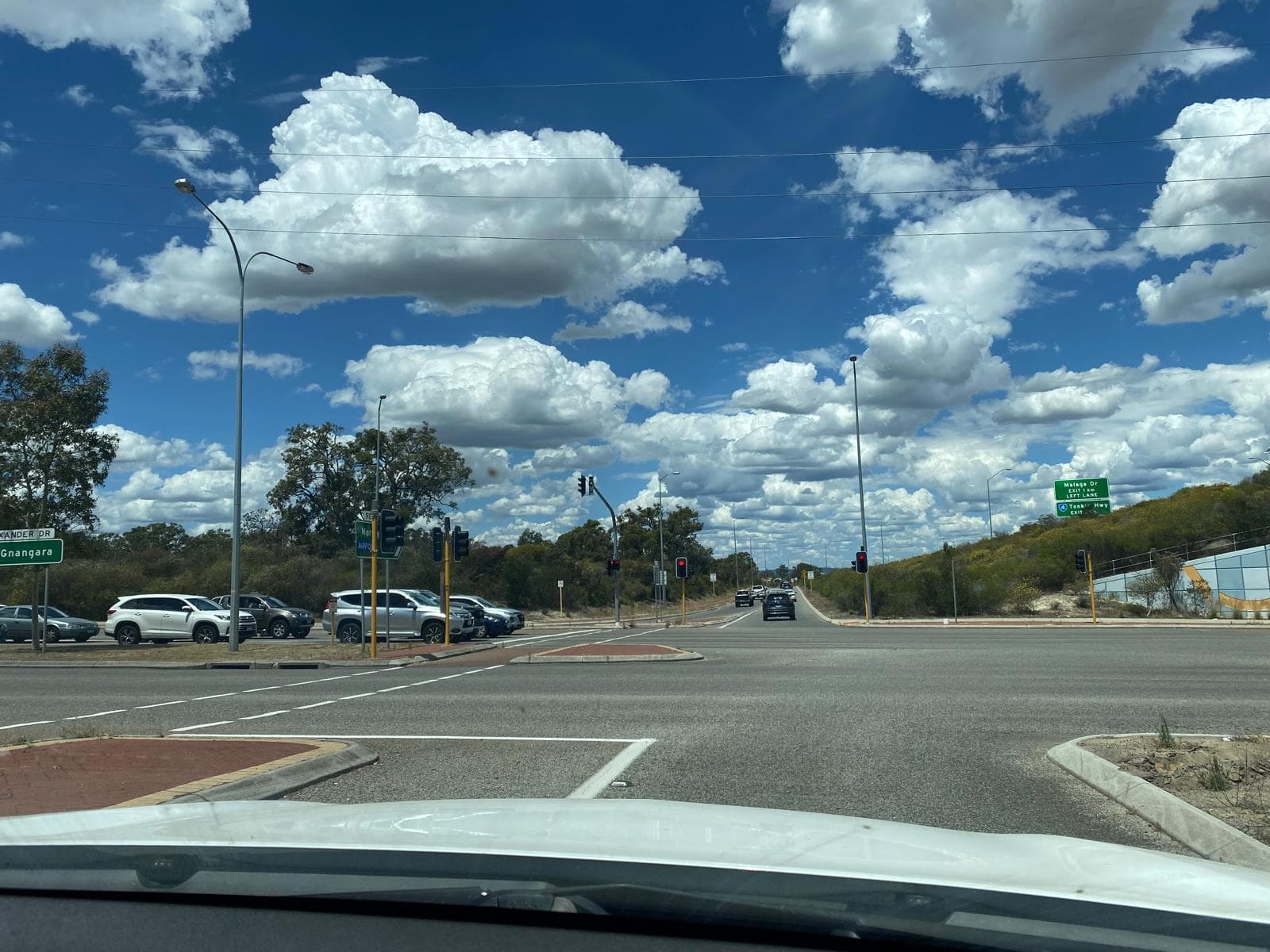 The skies of Perth. Taken from my car.