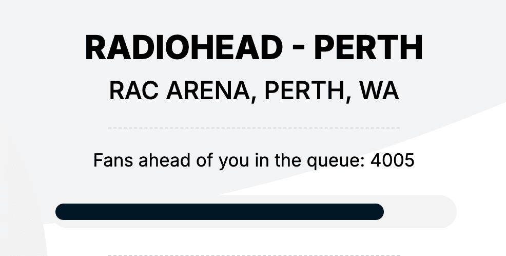 Rumours saying there were 60,000 people in the queue.
