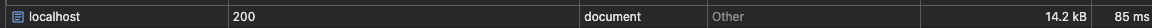 Network tab showing 85ms response time after Redis caching